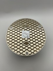 Zurn Co2450-ab4 Adjustable Floor Cleanout Piece Brass, Nickel Top 4”in PVC