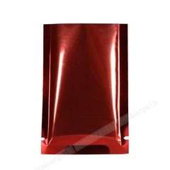 100 Black Red Blue Rose Pink Kraft Glossy Foil Open Top Pouch w/ Tear Notch M42