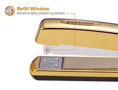 Metallic Gold Stapler, 20 Sheets