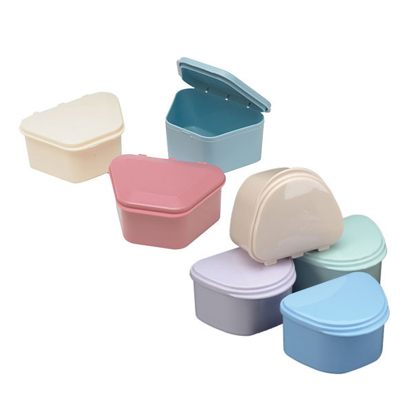 Dental Denture box case carrier assorted color Ship from Chicago AD1171