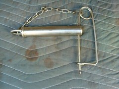1 1/4″ x 9″ x 6 1/2″ Tractor Trailer Drop Pin Top Link Hitch with Linch pin
