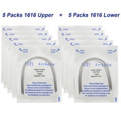100PCS Dental Orthodontic Arch Wire Niti Natural Form Round Rectangular 16×22 14