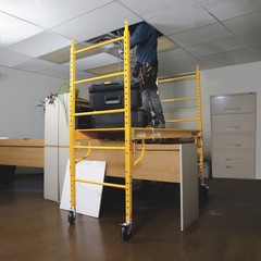 Metaltech Multipurpose 6ft. Baker-Style Scaffold, 1100-Lb. Capacity, Steel,