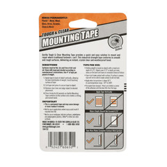 (2 pack) Gorilla Tough & Clear Double-Sided Mounting Tape, 60″ Roll