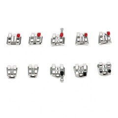 10 Packs Separable Dental Orthodontic Brackets Roth/MBT Mini/Standard 018/022