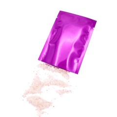 100/500 Rose Purple Mylar Foil Sample Size SlickSeal™ Flat Open Fill Packet
