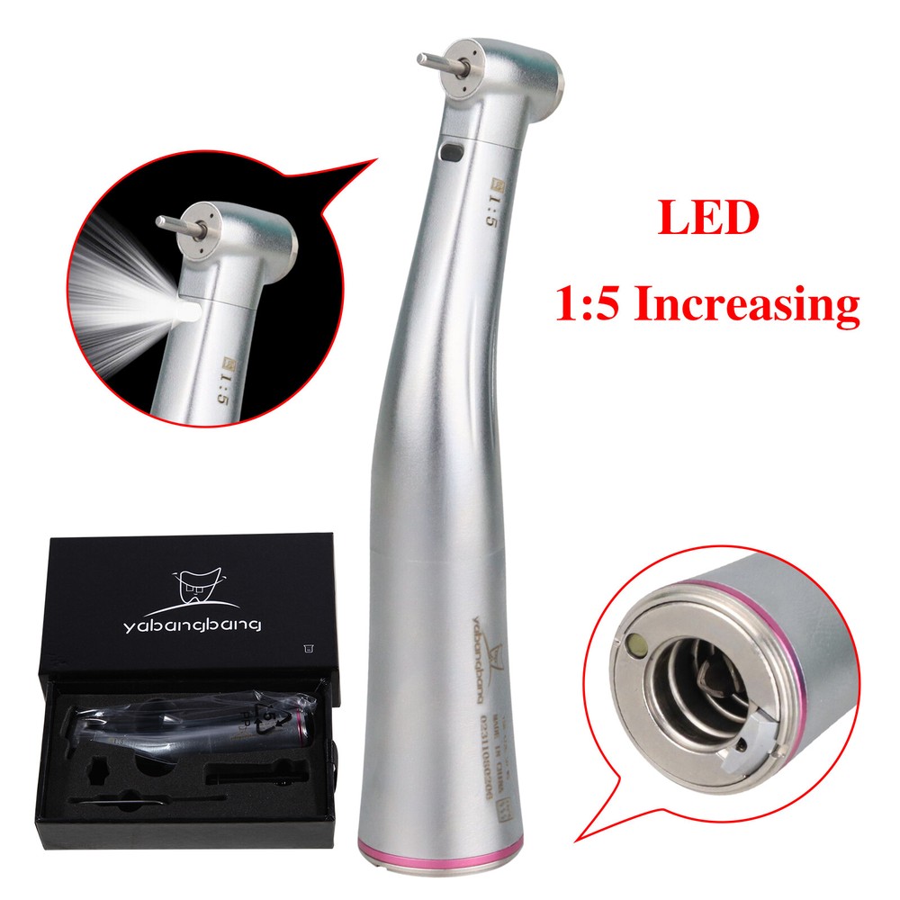 NSK Style Brushless Electric LED MicroMotor/1:1/1:5 Increase Contra angle dcn