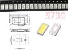 100pcs SMD LED 0402 0603 0805 1206 3528 5730 Diodes Single Chip RGB Light PCB