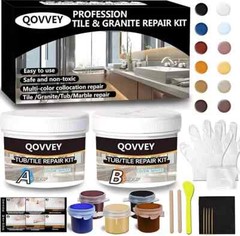 Tile Repair Kit & Granite Quartz Countertop Chip Repair Kit Color Match Marble