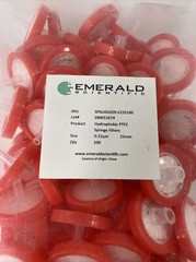 Emerald Scientific Syringe Filter 0.22 um Total of 200 Filters