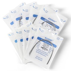 AZDENT Dental Orthodontic Niti Arch Wire Super Elastic Natural Nature Form Round