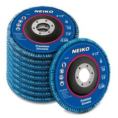 Zirconia Flap Discs 4-1/2 for Angle Grinder 40 Grit Flapper Wheel 10 Pack