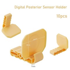 10 pcs Autoclavable Digital Posterior Sensor Holder Yellow