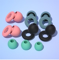 Reusable Silicone Ear Plugs Noise Cancelling Earplugs Protector Study Sleep Swim