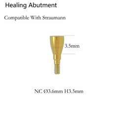US Dental Healing Abutment Closure Compatible With Straumann ITI BoneLevel NC/RC