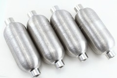 Sample cylinder 150CC, Swagelok 304L-HDF4-150, 1/4 NPT double ended.