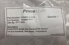 PendoTECH Single Use Conductivity Sensor CONDS-N-025