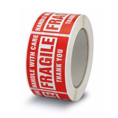 2 Rolls 3″x5″ Fragile Stickers Handle With Care Warning Mailing Shipping Labels