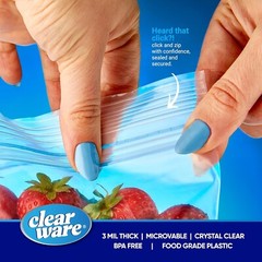 Durable 2 Gallon Resealable Bags – 120 Count with Double Zipper for Freshness