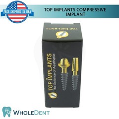 1x Dental Compressive Monoblock Fixture Titanium Sterile SLA Surface Dentistry