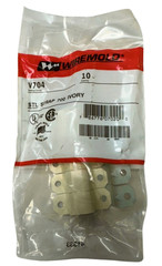 (Box of 100) Wiremold V704 Ivory STL Strap 700 *Free Shipping*