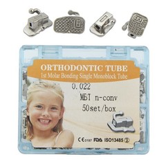 Dental Orthodontic Buccal Tube Molar Tubes Roth MBT 0.022 Convertible Monoblock