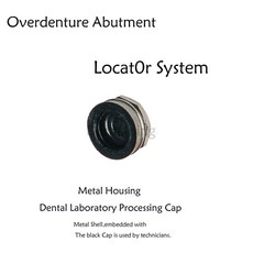 US Dental overdenture Locator Abutment Retention Caps Male Cap Inserts Set