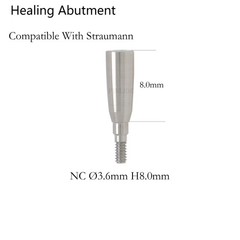 US Dental Healing Abutment Closure Compatible With Straumann ITI BoneLevel NC/RC