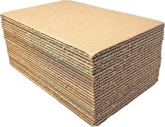 500 8.5×11 Cardboard Corrugated Pads Inserts Filler Sheet 8.5 x 11