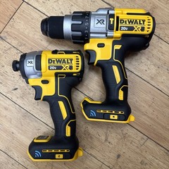 DeWalt 20V MAX DCF888S 1/4″ Impact Driver and DCD997CS 1/2″ Drill Combo As Is