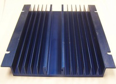 6 Large Flat Blue Aluminum Heat sink 8″ H x 1″ W x7″ L NEW 05S98-00012