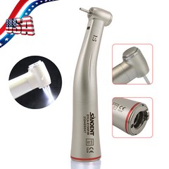 Dental 1:5 Optic LED Contra Angle Increasing Handpiece Fit NSK Electric Motor