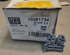 WEG BTWP2.5 / BTWP25 GREY BOX OF 100 (MAY BE 98 PCS) – NIB