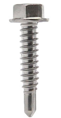 200 Pcs Self Drilling /Tapping Sheet Metal Screws Hex-Washer Head Assortment SAE