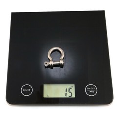 10 Pack 1/5″ Mini Shackle D Rings Stainless Steel Small Anchor Rigging Shackle