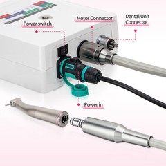 US Dental Brushless LED Electric Micro Motor 1:1/1:5 Increasing Dental Handpiece