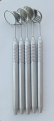 NEW German 10 PCS Dental Mouth Mirror #5 Unique Hollow Handle Dental Instruments