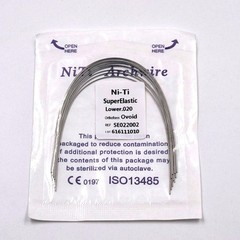 Dental Ortho Niti Super Elastic Rectangular Round Arch Wire Ovoid/Square/Natural