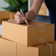 24 x 16 x 6″ Flat Corrugated Boxes, ECT-32 Brown Shipping/Moving Boxes 20/Bundle