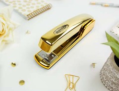 Metallic Gold Stapler, 20 Sheets