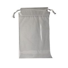 Poly Plastic Bags Double Drawstring Clear 2 MIL High Clarity (50 Qty 5″ x 8″)