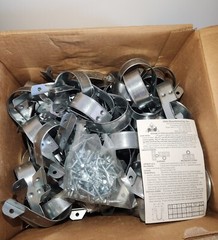 2″ CPVC TWO-HOLE 90° SIDE MOUNT STRAP SKU:077 ( ONLY SALE BOX OF 100 PCS )