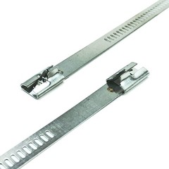 10 pack Secure 14 long Stainless Steel Positive Locking Zip Ties Heat Resistant