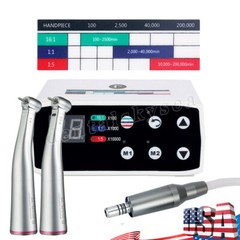Dental Brushless LED Electric Micro Motor 1:1/1:5 Increasing Contra Angle