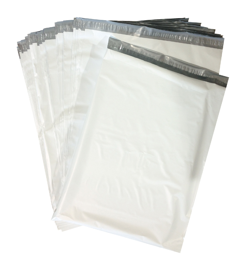 25 14″X18″ WHITE 2.6 MIL DISCOUNT POLY MAILERS ENVELOPES BAGS free shipping
