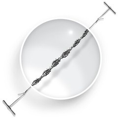 GIGLI Saw Set (2 Handles & 1 Wire) Surgical Neurology Orthopedic Instruments