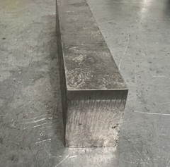 Titanium Flat Bar 6AL4V 1.25″ x 1.75″ x 8″