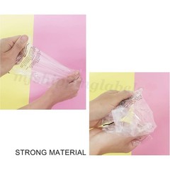 Clear Poly Bags with Suffocation Warning Self Seal Merchandise Packaging For FBA