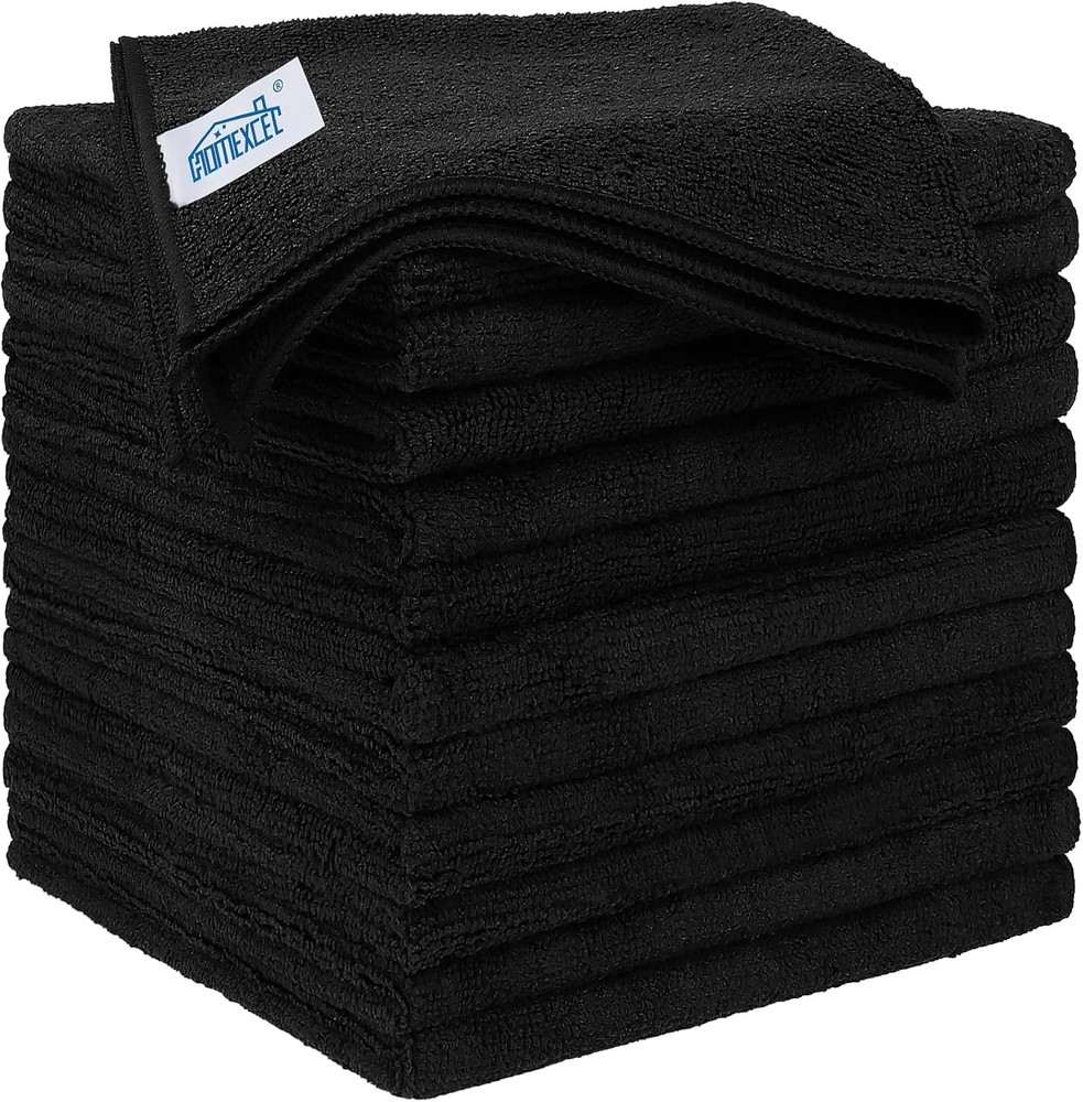 Microfiber Cleaning Cloth 12 Pack – Ultra Absorbent, Lint Free Streak Free Tow