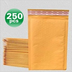 SuperPackage® 250 #0 (Inner 6×9) Kraft Bubble Mailers Padded Envelopes